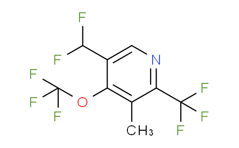 5-(Difluoromethyl)-3-methyl-4-(trifluoromethoxy)-2-(trifluoromethyl)pyridine