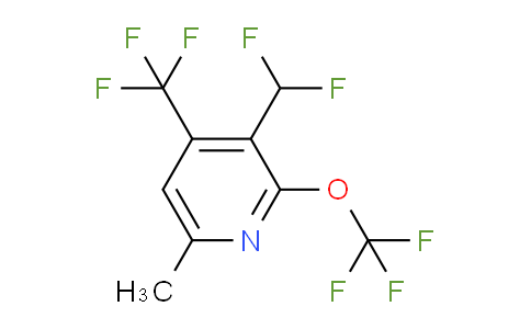 3-(Difluoromethyl)-6-methyl-2-(trifluoromethoxy)-4-(trifluoromethyl)pyridine