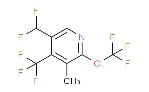 5-(Difluoromethyl)-3-methyl-2-(trifluoromethoxy)-4-(trifluoromethyl)pyridine