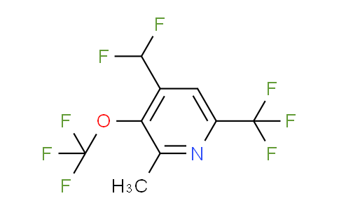 4-(Difluoromethyl)-2-methyl-3-(trifluoromethoxy)-6-(trifluoromethyl)pyridine