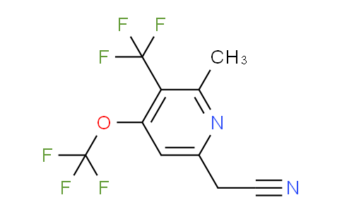 AM68909 | 1361788-74-0 | 2-Methyl-4-(trifluoromethoxy)-3-(trifluoromethyl)pyridine-6-acetonitrile