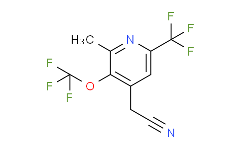 AM68923 | 1361884-18-5 | 2-Methyl-3-(trifluoromethoxy)-6-(trifluoromethyl)pyridine-4-acetonitrile