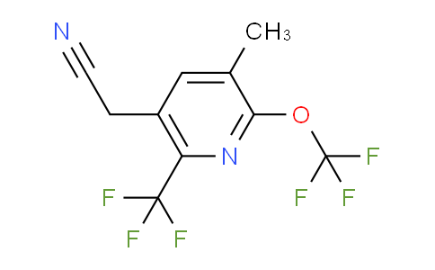 3-Methyl-2-(trifluoromethoxy)-6-(trifluoromethyl)pyridine-5-acetonitrile
