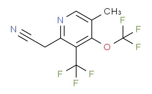 5-Methyl-4-(trifluoromethoxy)-3-(trifluoromethyl)pyridine-2-acetonitrile