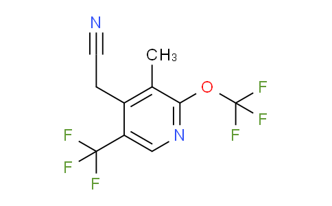 3-Methyl-2-(trifluoromethoxy)-5-(trifluoromethyl)pyridine-4-acetonitrile