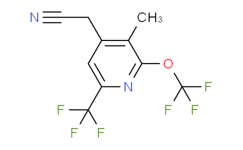 3-Methyl-2-(trifluoromethoxy)-6-(trifluoromethyl)pyridine-4-acetonitrile