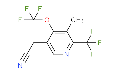 AM68944 | 1361884-33-4 | 3-Methyl-4-(trifluoromethoxy)-2-(trifluoromethyl)pyridine-5-acetonitrile