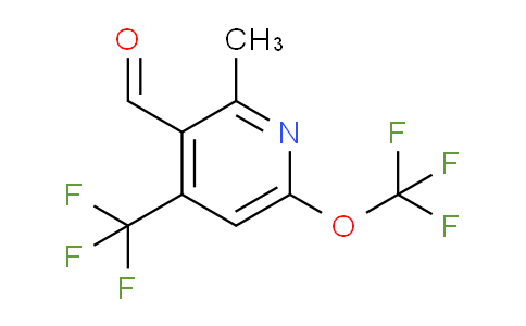 2-Methyl-6-(trifluoromethoxy)-4-(trifluoromethyl)pyridine-3-carboxaldehyde