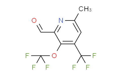 6-Methyl-3-(trifluoromethoxy)-4-(trifluoromethyl)pyridine-2-carboxaldehyde