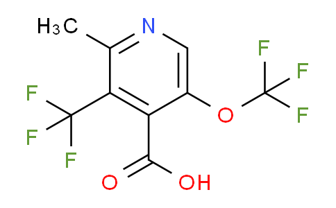 AM69079 | 1361835-19-9 | 2-Methyl-5-(trifluoromethoxy)-3-(trifluoromethyl)pyridine-4-carboxylic acid