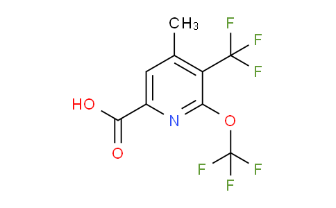 4-Methyl-2-(trifluoromethoxy)-3-(trifluoromethyl)pyridine-6-carboxylic acid