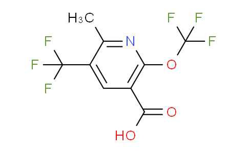 2-Methyl-6-(trifluoromethoxy)-3-(trifluoromethyl)pyridine-5-carboxylic acid