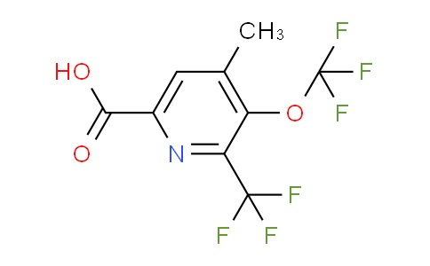 AM69106 | 1361921-80-3 | 4-Methyl-3-(trifluoromethoxy)-2-(trifluoromethyl)pyridine-6-carboxylic acid