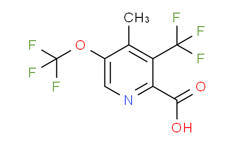 AM69107 | 1361713-04-3 | 4-Methyl-5-(trifluoromethoxy)-3-(trifluoromethyl)pyridine-2-carboxylic acid