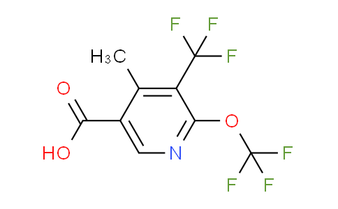AM69127 | 1361773-49-0 | 4-Methyl-2-(trifluoromethoxy)-3-(trifluoromethyl)pyridine-5-carboxylic acid