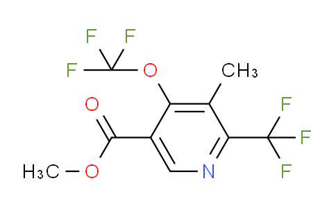 Methyl 3-methyl-4-(trifluoromethoxy)-2-(trifluoromethyl)pyridine-5-carboxylate