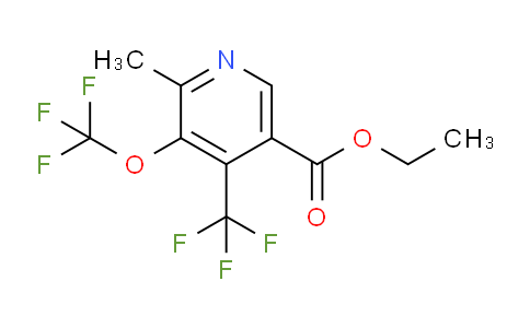 Ethyl 2-methyl-3-(trifluoromethoxy)-4-(trifluoromethyl)pyridine-5-carboxylate