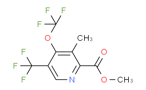 Methyl 3-methyl-4-(trifluoromethoxy)-5-(trifluoromethyl)pyridine-2-carboxylate