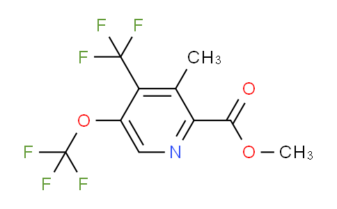 Methyl 3-methyl-5-(trifluoromethoxy)-4-(trifluoromethyl)pyridine-2-carboxylate