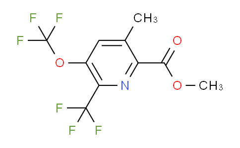 Methyl 3-methyl-5-(trifluoromethoxy)-6-(trifluoromethyl)pyridine-2-carboxylate