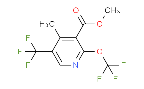 AM69156 | 1361775-52-1 | Methyl 4-methyl-2-(trifluoromethoxy)-5-(trifluoromethyl)pyridine-3-carboxylate