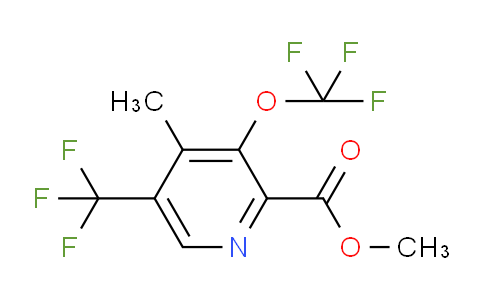 AM69160 | 1361773-79-6 | Methyl 4-methyl-3-(trifluoromethoxy)-5-(trifluoromethyl)pyridine-2-carboxylate