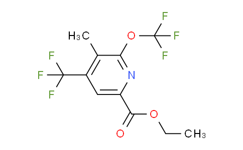 AM69161 | 1361775-58-7 | Ethyl 3-methyl-2-(trifluoromethoxy)-4-(trifluoromethyl)pyridine-6-carboxylate