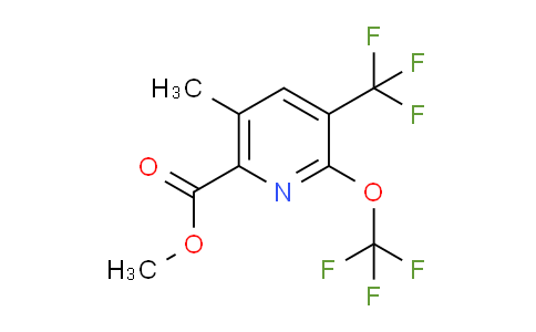 AM69165 | 1361922-20-4 | Methyl 5-methyl-2-(trifluoromethoxy)-3-(trifluoromethyl)pyridine-6-carboxylate