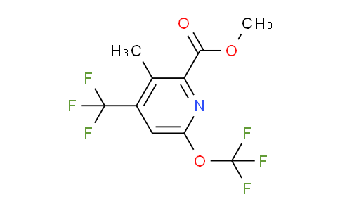 AM69166 | 1361713-27-0 | Methyl 3-methyl-6-(trifluoromethoxy)-4-(trifluoromethyl)pyridine-2-carboxylate