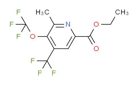 Ethyl 2-methyl-3-(trifluoromethoxy)-4-(trifluoromethyl)pyridine-6-carboxylate