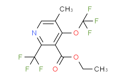 Ethyl 5-methyl-4-(trifluoromethoxy)-2-(trifluoromethyl)pyridine-3-carboxylate