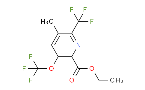 AM69175 | 1361732-85-5 | Ethyl 3-methyl-5-(trifluoromethoxy)-2-(trifluoromethyl)pyridine-6-carboxylate