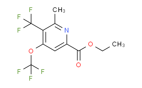 Ethyl 2-methyl-4-(trifluoromethoxy)-3-(trifluoromethyl)pyridine-6-carboxylate