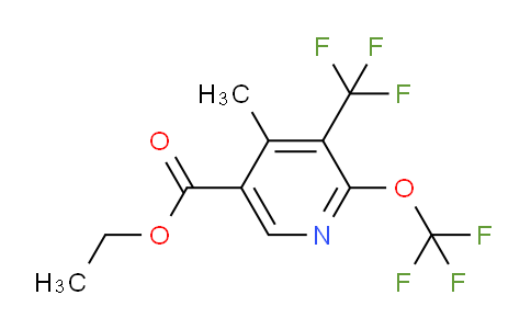 AM69177 | 1361835-85-9 | Ethyl 4-methyl-2-(trifluoromethoxy)-3-(trifluoromethyl)pyridine-5-carboxylate