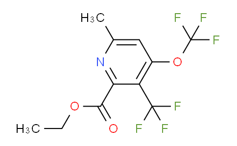 AM69178 | 1361786-22-2 | Ethyl 6-methyl-4-(trifluoromethoxy)-3-(trifluoromethyl)pyridine-2-carboxylate