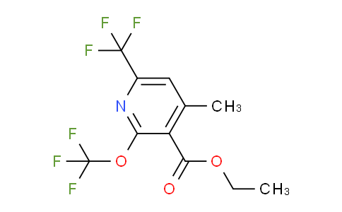 AM69182 | 1361807-04-6 | Ethyl 4-methyl-2-(trifluoromethoxy)-6-(trifluoromethyl)pyridine-3-carboxylate