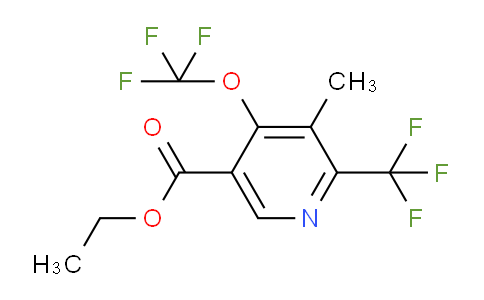 AM69198 | 1361920-13-9 | Ethyl 3-methyl-4-(trifluoromethoxy)-2-(trifluoromethyl)pyridine-5-carboxylate