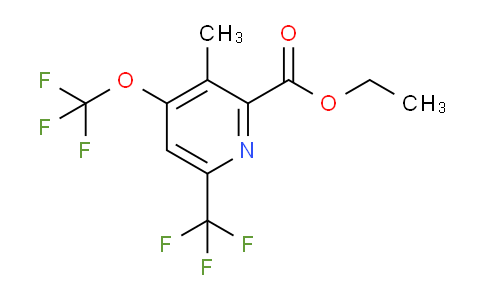 Ethyl 3-methyl-4-(trifluoromethoxy)-6-(trifluoromethyl)pyridine-2-carboxylate
