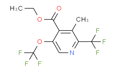 Ethyl 3-methyl-5-(trifluoromethoxy)-2-(trifluoromethyl)pyridine-4-carboxylate