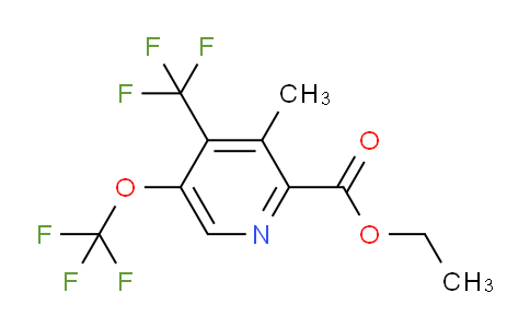 AM69205 | 1361874-33-0 | Ethyl 3-methyl-5-(trifluoromethoxy)-4-(trifluoromethyl)pyridine-2-carboxylate