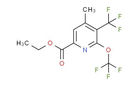 AM69208 | 1361922-40-8 | Ethyl 4-methyl-2-(trifluoromethoxy)-3-(trifluoromethyl)pyridine-6-carboxylate