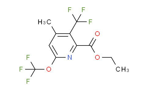 AM69210 | 1361756-56-0 | Ethyl 4-methyl-6-(trifluoromethoxy)-3-(trifluoromethyl)pyridine-2-carboxylate