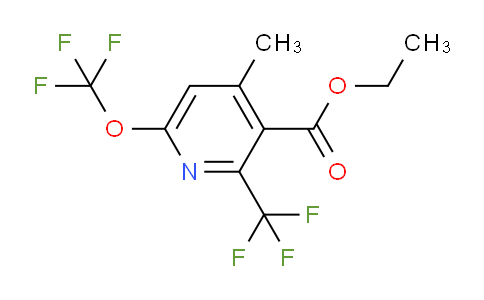 AM69212 | 1361732-93-5 | Ethyl 4-methyl-6-(trifluoromethoxy)-2-(trifluoromethyl)pyridine-3-carboxylate