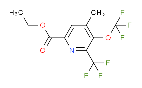 AM69214 | 1361807-15-9 | Ethyl 4-methyl-3-(trifluoromethoxy)-2-(trifluoromethyl)pyridine-6-carboxylate