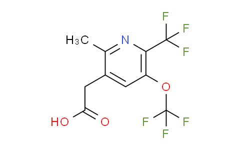2-Methyl-5-(trifluoromethoxy)-6-(trifluoromethyl)pyridine-3-acetic acid