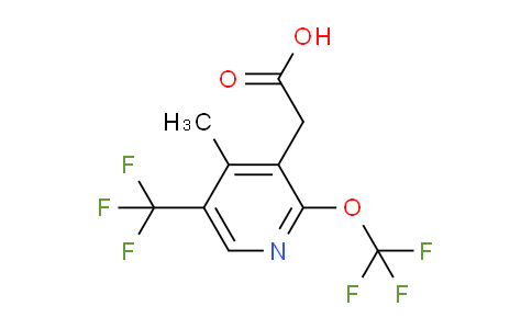 4-Methyl-2-(trifluoromethoxy)-5-(trifluoromethyl)pyridine-3-acetic acid