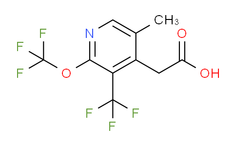 5-Methyl-2-(trifluoromethoxy)-3-(trifluoromethyl)pyridine-4-acetic acid
