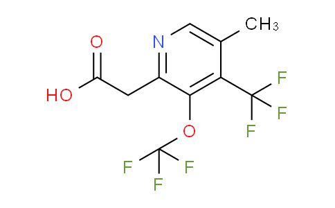 5-Methyl-3-(trifluoromethoxy)-4-(trifluoromethyl)pyridine-2-acetic acid