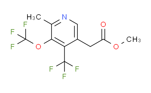 Methyl 2-methyl-3-(trifluoromethoxy)-4-(trifluoromethyl)pyridine-5-acetate