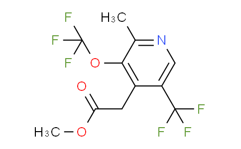 Methyl 2-methyl-3-(trifluoromethoxy)-5-(trifluoromethyl)pyridine-4-acetate